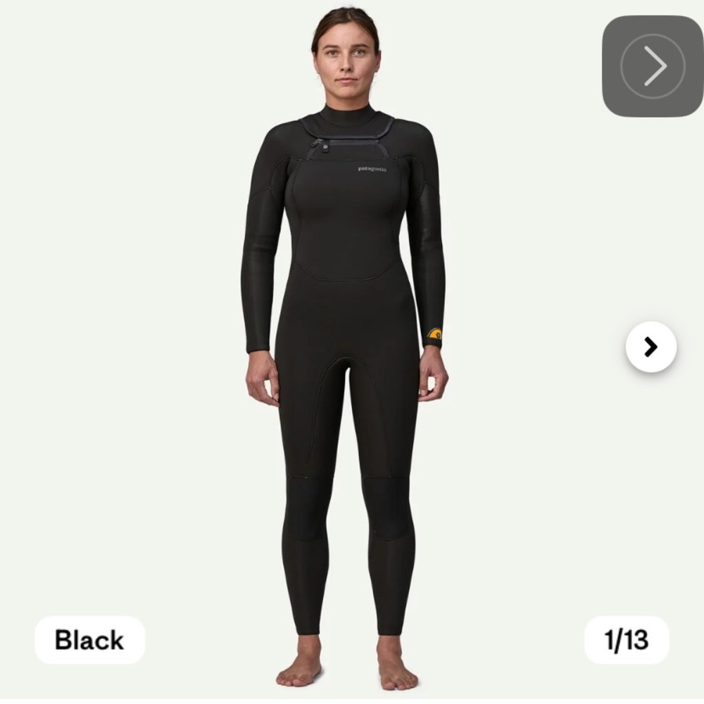 PATAGONIA R3 YULEX FRONT-ZIP FULL WETSUIT - WOMEN'S size 12